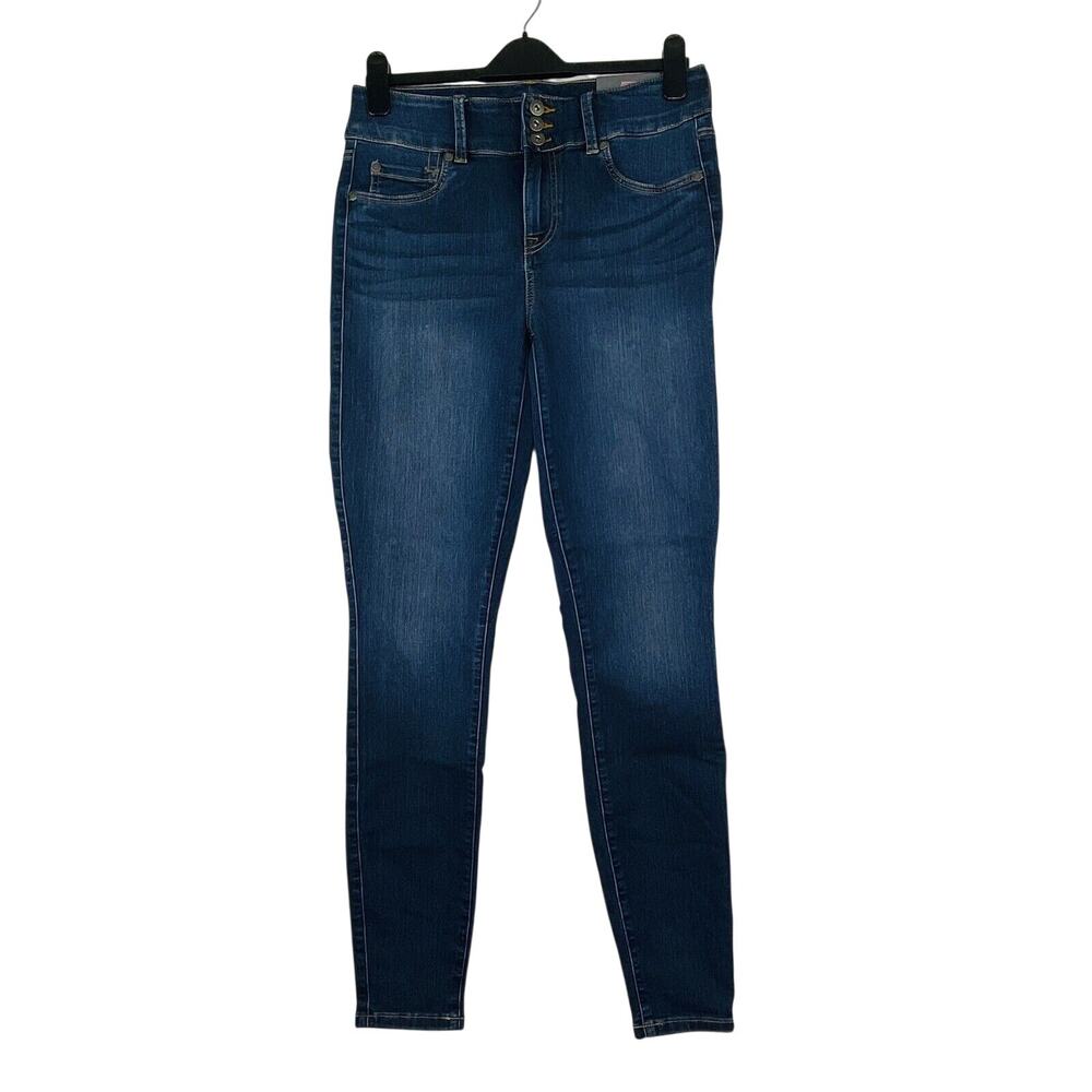 Torrid 10T Tall Blue Jean Stretchy Jegging High-Rise 3 Button Waistband NWT G